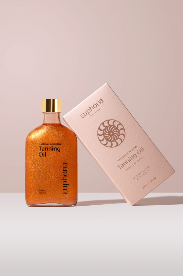Euphoria Body Tanning Oil - Bronze Shimmer SUNGLOW · 100ml – Bild 2